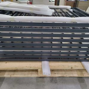 Plastificiranje siva ograda